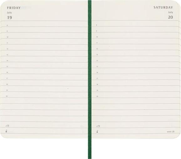 Produktbild Moleskine Tageskalender (A6, Pocket, Englisch)