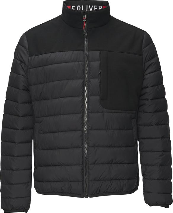 S.Oliver Outdoor-Jacke Leichte Steppjacke im Materialmix mit Kontrast-Details (S)