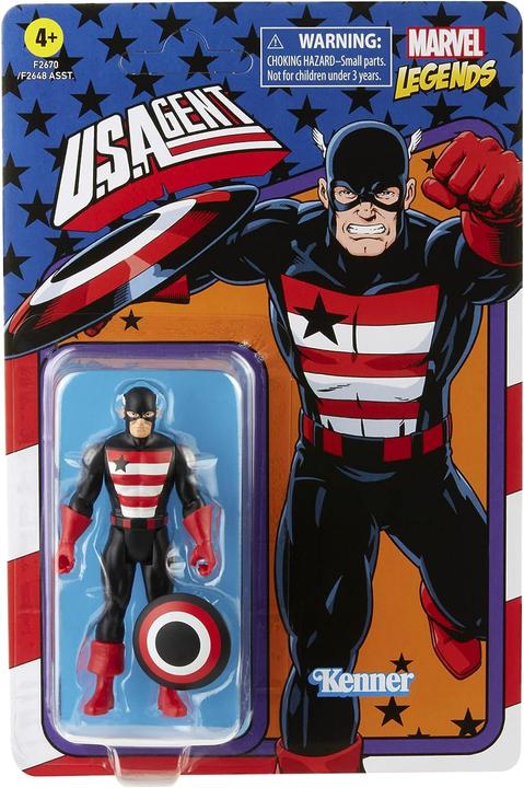 Image du produit Hasbro Marvel Legends Retro Collection U.S. Agent Figurine d'action