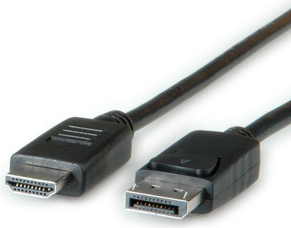 Produktbild Roline DisplayPort — HDMI (Typ A) (4.50 m, DisplayPort, HDMI, 1.2)