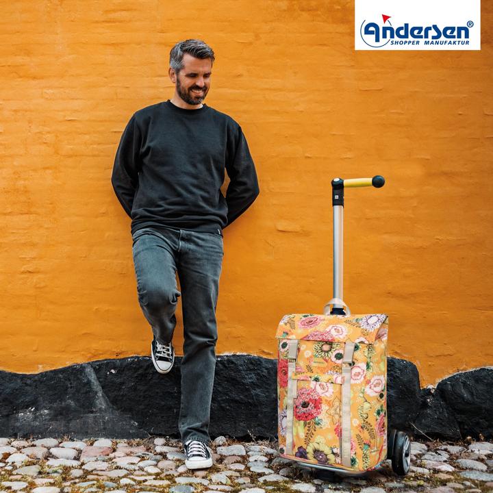 Actual product image Andersen Unus Shopper Basil Bloom