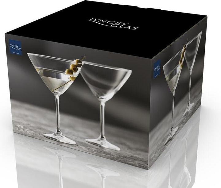 Produktbild F&H Group Lyngby Glas - Juvel Martini glass, 28 cl - 4 pc (2.80 dl, 4 x, Martini Gläser)