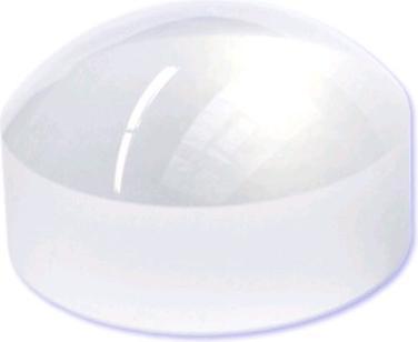 Safe Loupe à fond clair ronde 2,5x