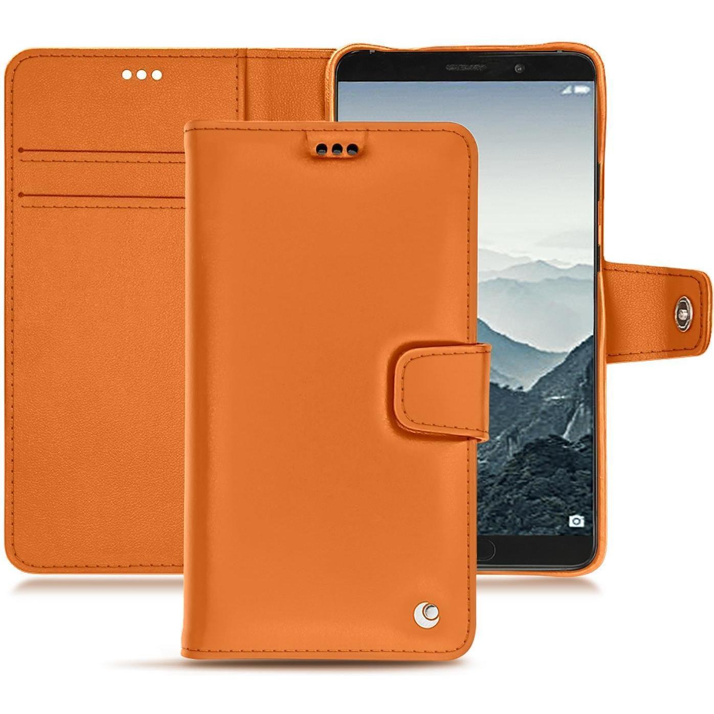Thumbnail - Noreve Lederschutzhülle Wallet (Huawei Mate 10), Smartphone Hülle, Orange