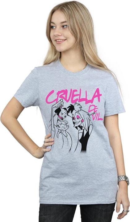 Immagine prodotto Disney Cruella De Vil Collared Maglietta Ampia Donna (XL)