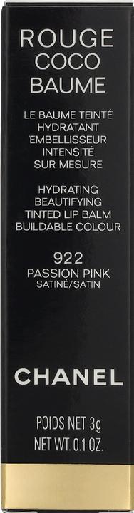 Produktbild Chanel Rouge Coco Baume No 922 (922 Passion Pink)