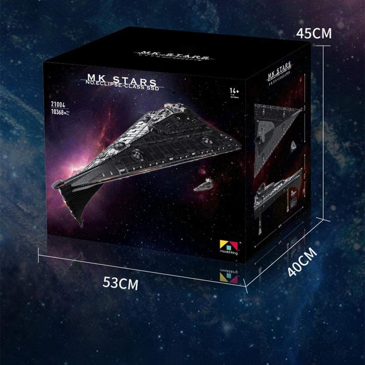 Actual product image Mould King battleship Eclipse