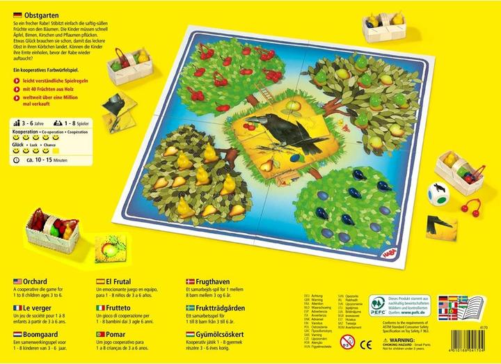 Produktbild Haba Obstgarten (Deutsch, 1 - 8 Spieler)