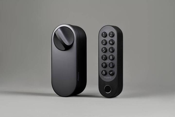 Actual product image Aqara Smart Lock U200 Black, EL-D02E (Fingerprint, Electronic numerical code, Key, Smartphone, Key card, Bluetooth)