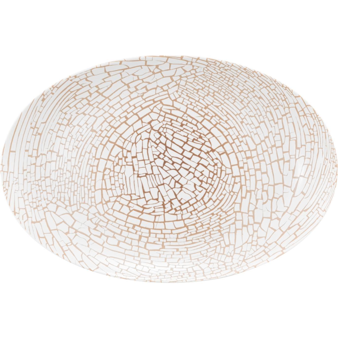 Seltmann, Serviergeschirr, Servierplatte oval 31,5x21 cm Liberty Krakelee