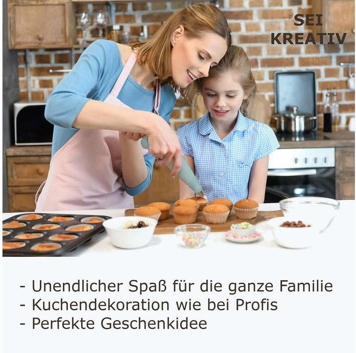 Actual product image Wenburg Spritzbeutel Set, 35 cm - 8-tig. (Piping bag set)