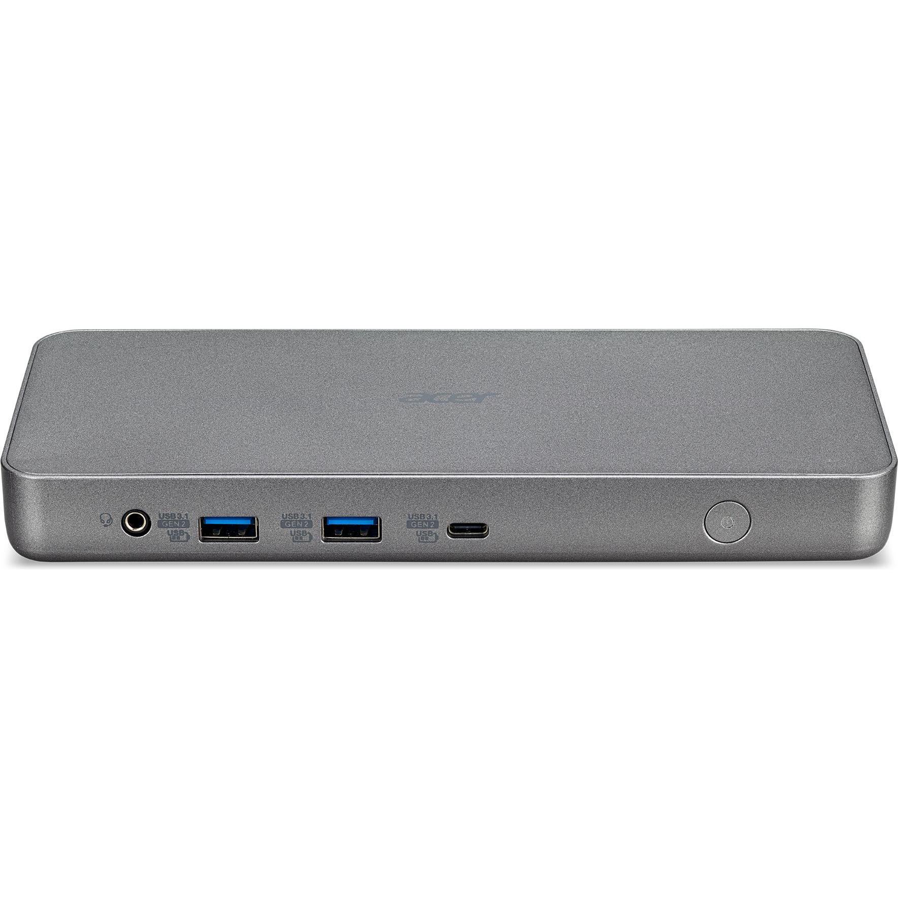 Acer Dock II D501 (USB-C, 4 Ports), Dockingstation + USB Hub, Grau