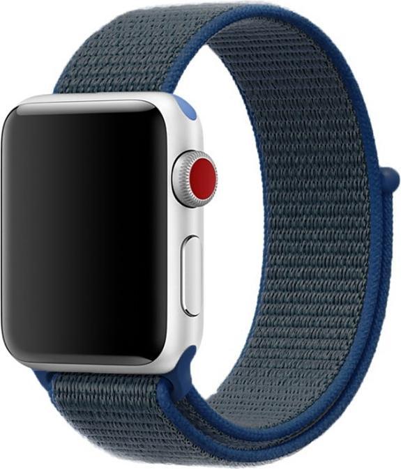 Image du produit Cover-Discount Apple Watch 38 / 40mm - Bracelet en nylon avec velcro orange (38 mm, 40 mm, Nylon)
