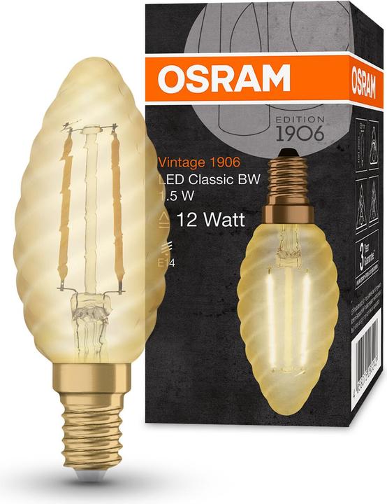 Immagine prodotto Osram Annata 1906 (E14, 1.50 W, 120 lm, 1 x, G)