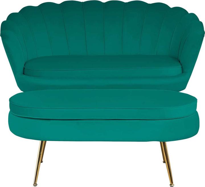Actual product image SalesFever Seat pouf oval green