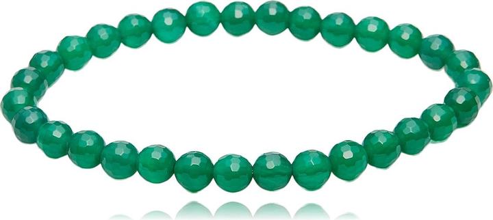 Actual product image Leyda Green agate bracelet (18 cm, Stone)