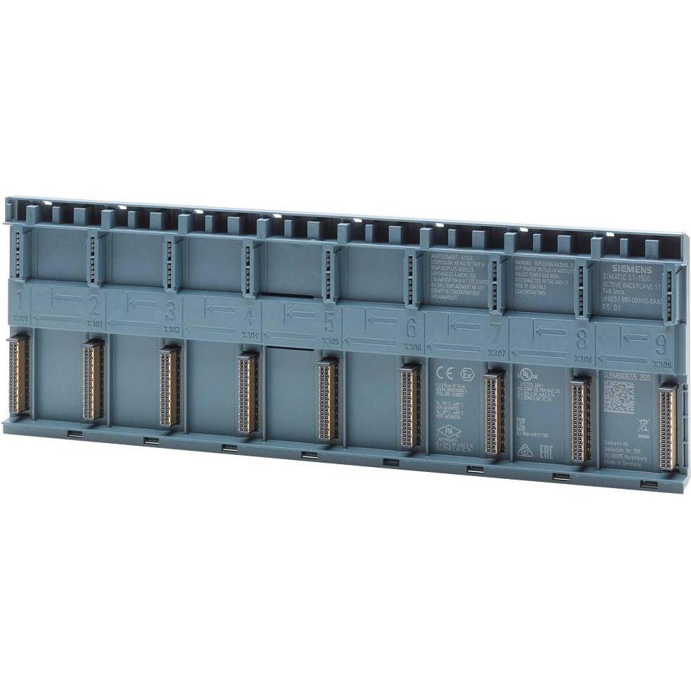 Siemens SIEM SIMATIC S7-1500 6ES7590-0BH00-0AA0 Backplane attivo ST 1+8 Slot 6ES7590-, Relais