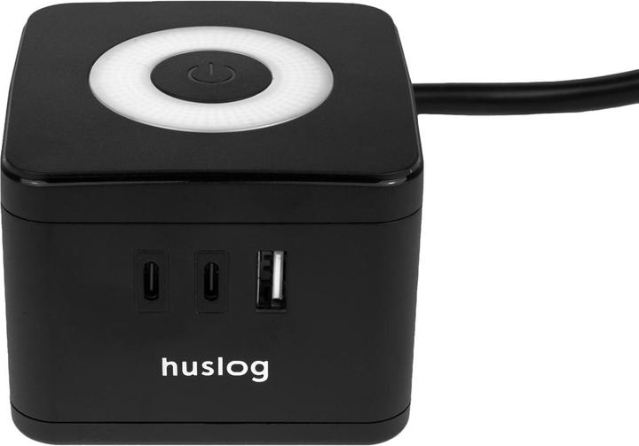 Image du produit Huslog Rallonge Cube avec LED (5 ports)