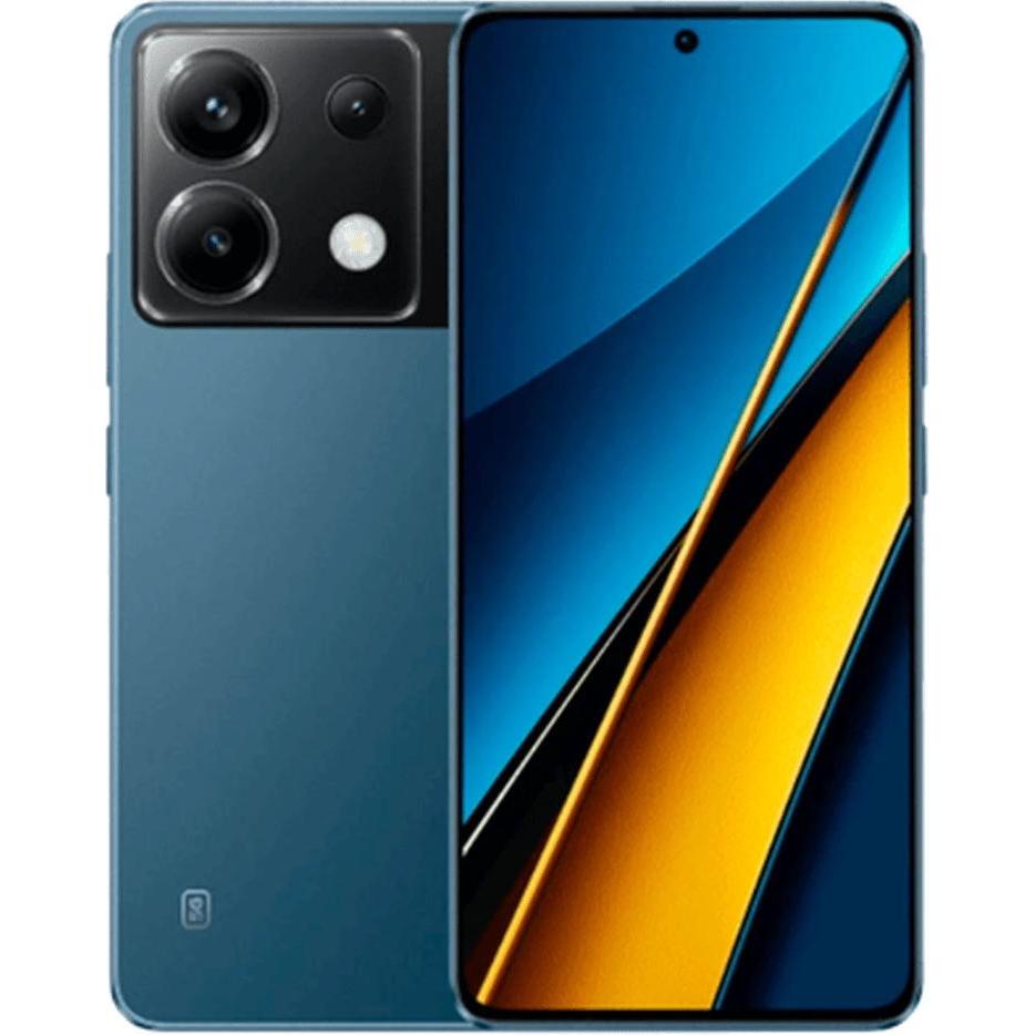 Xiaomi Poco X6 (256 GB, Blau, 6.67", Dual SIM, 5G), Smartphone, Blau
