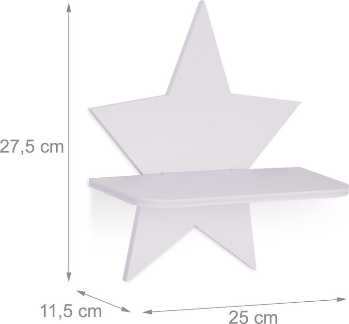 Actual product image Relaxdays Wall shelf