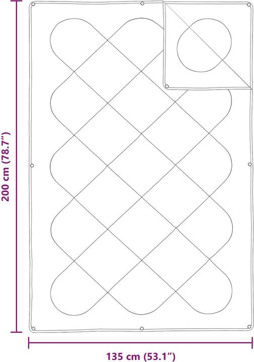 Immagine prodotto vidaXL Bettdecken Set (Microfibra, 200 x 135 cm)