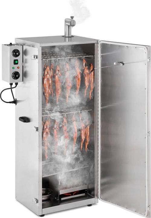 Produktbild Royal Catering Räucherofen Edelstahl Smoker Räucherschrank Räuchertonne 147 L 8 Roste
