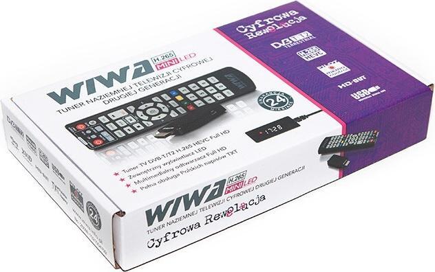 Immagine prodotto Wiwa Sintonizzatore Dvbtt2 H265 Mini LED (DVB-T2, DVB-T/T2)
