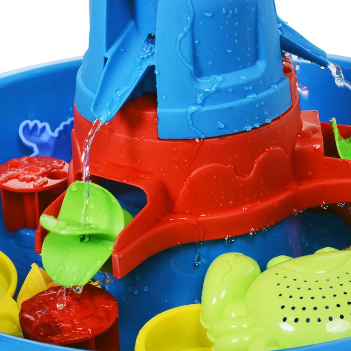 Actual product image Homcom Children's sandbox table with 21-piece accessories