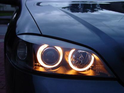 Actual product image Depo Opel Astra G - Headlights Angel Eyes ()