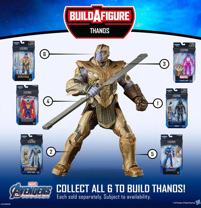 Image du produit Hasbro Avengers Endgame Marvel Legends Thanos Series Citizen V Action Figure