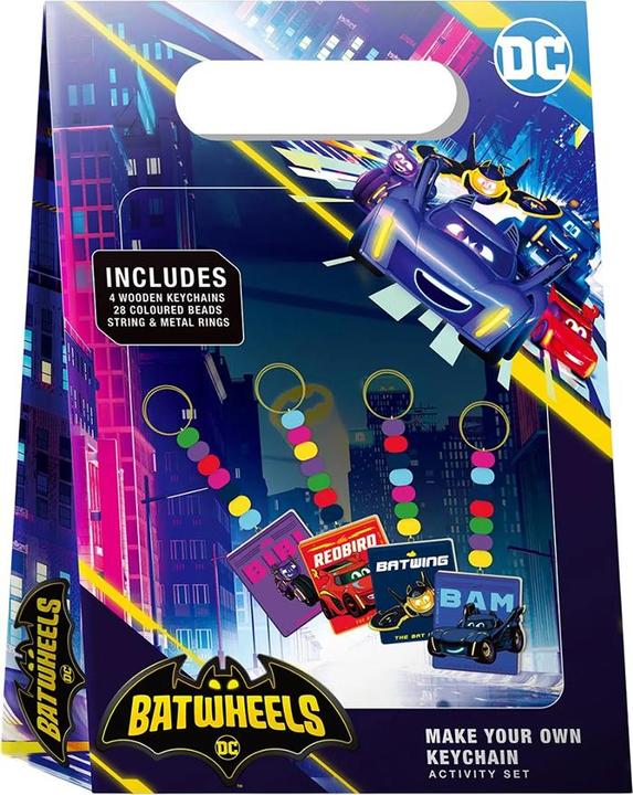 Actual product image Batwheels Make Your Own Keychain Activity Kit