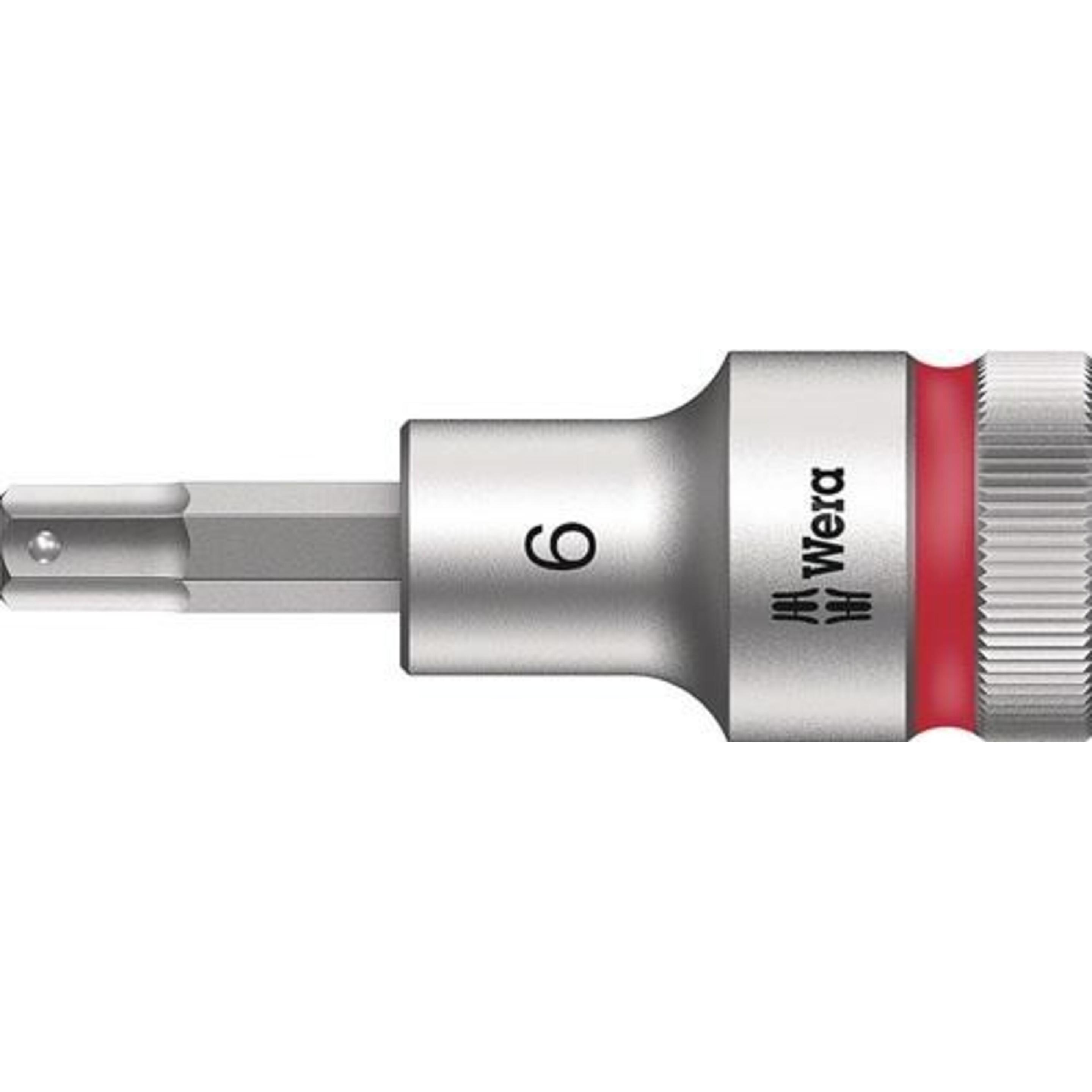 Wera, Steckschlüssel + Stecknuss, 8740 C HF Hex-Plus 6,0 x 60 mm (6 mm)