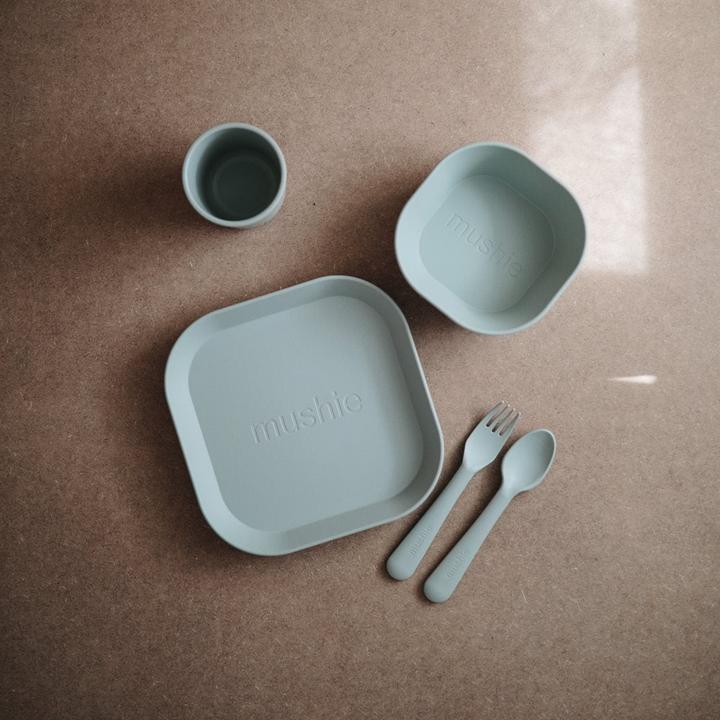 Actual product image Mushie Geschirrset 3-teilig Sage