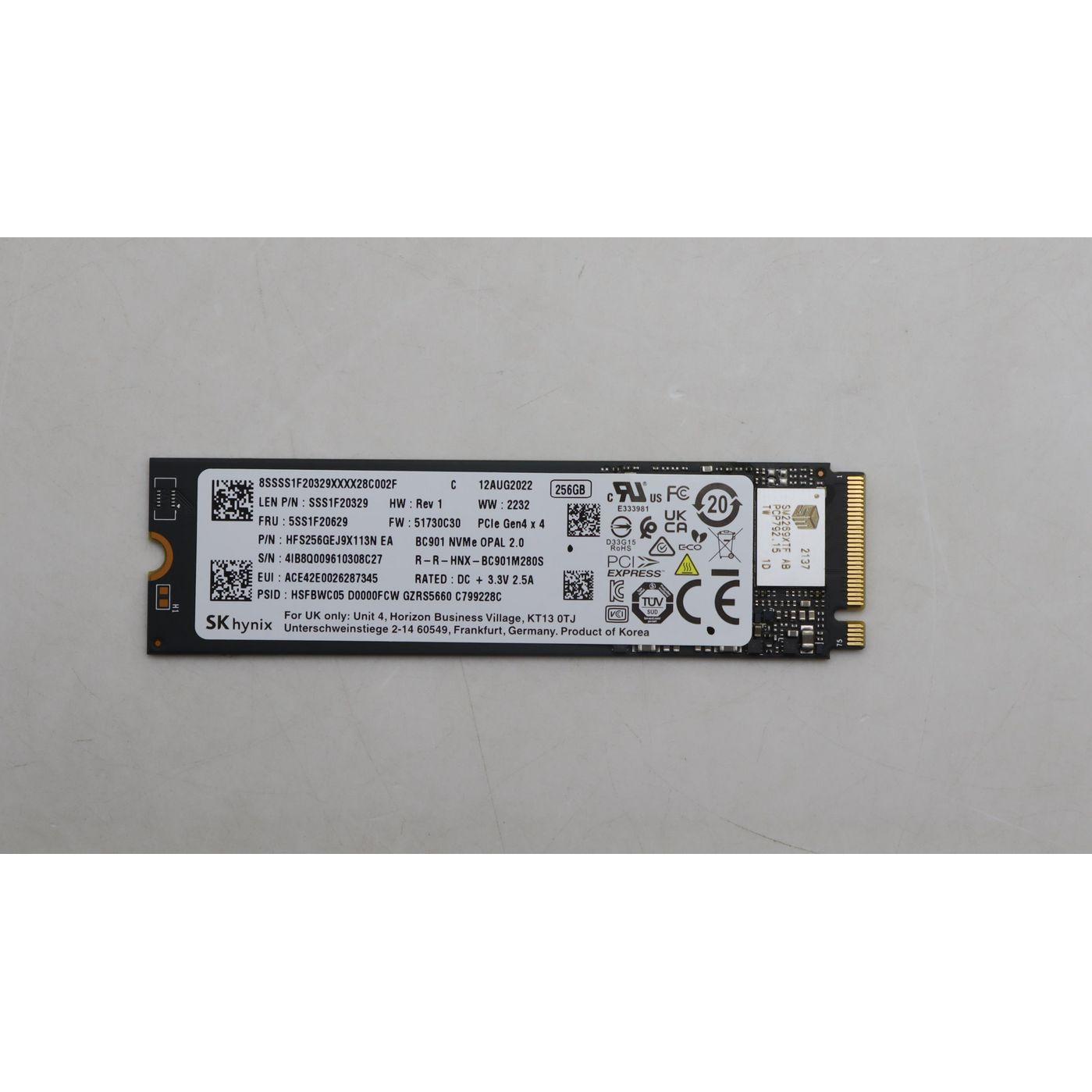 Lenovo Ssd Asm (256 GB, M.2 2280), SSD
