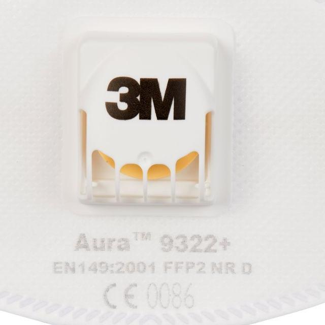 Actual product image 3M Respirator mask 9322+ (FFP2, 1 x)