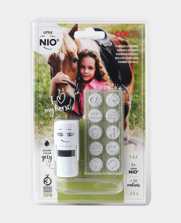 Image du produit Colop Timbre Petit NIO set de chevaux 10 pièces