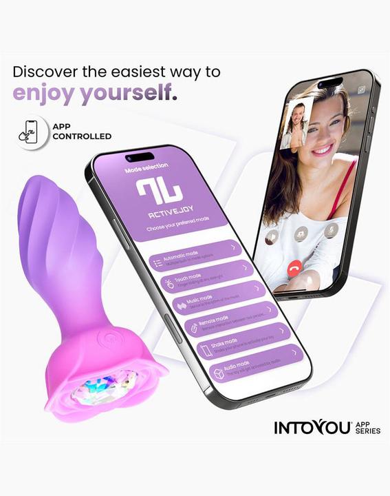 Produktbild IntoYou Moxy – Butt Plug 360° Rotation (mit App-Steuerung) – Flieder