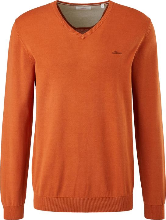 Produktbild s.Oliver Strickpullover Feinstrickpulli mit V-Ausschnitt (S)