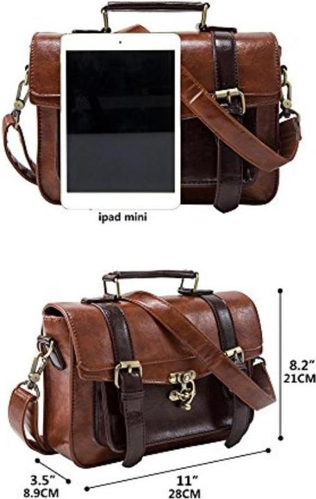 Produktbild Only-Bags.Store Vintage Umhängetasche Messenger Bag Handtasche (752 l)