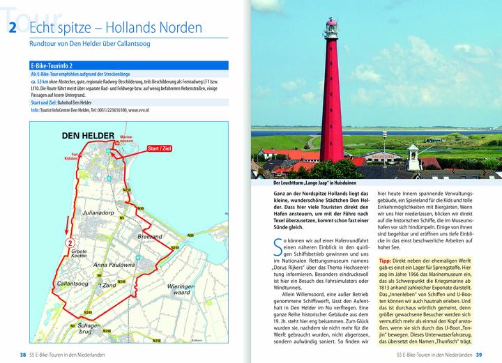 Immagine prodotto Die 55 schönsten E-Bike-Touren in den Niederlanden (Tedesco, Oliver Kockskämper, 2021)