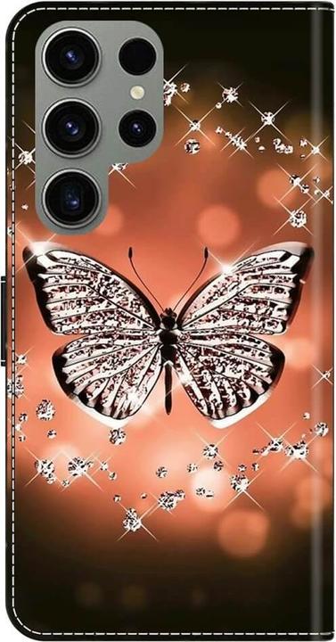 Actual product image Cover-Discount 3D effect Crystal Butterfly case (Samsung Galaxy S24 Ultra)
