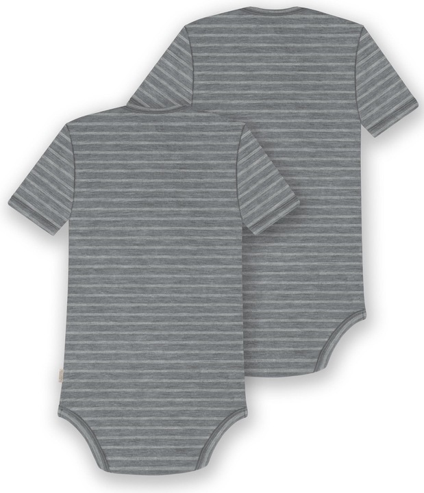 Produktbild Normani 2er Set Baby Merino Body Kurzarm „Tauranga" - 9289 (92)