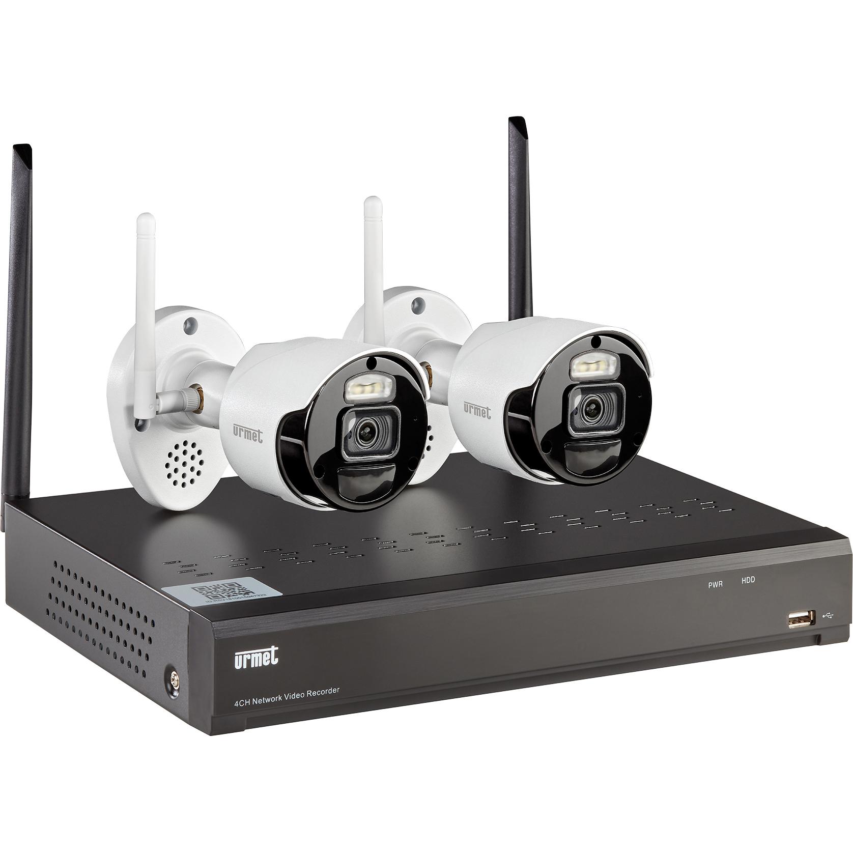 Grothe Set di videosorveglianza WLAN 2,4 GHz SET 1098/820, Telecamera di rete