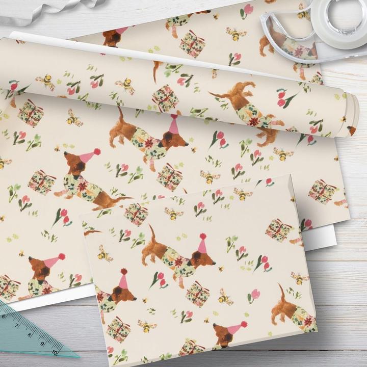 Produktbild Glick Geschenkpapier Dackel (1x)