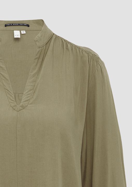 Image du produit S.Oliver Bluse Viskosebluse mit Smok-Detail an der Schuler (38)