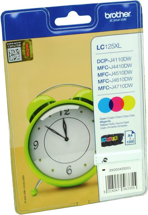 Produktbild Brother LC-125XL (M, C, Y)