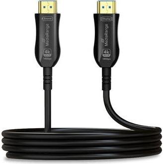 MediaRange HDMI High Speed Ethernet Kabel AOC 18Gibt/s 20m (20 m, HDMI), Video Kabel