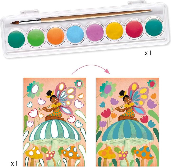 Actual product image Djeco Creative set fairies