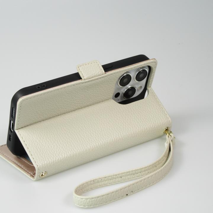 Actual product image PhoneLook Fourre Flip Wallet en cuir végétal avec portefeuille et fermeture magnétique (Apple iPhone 15 Pro Max)