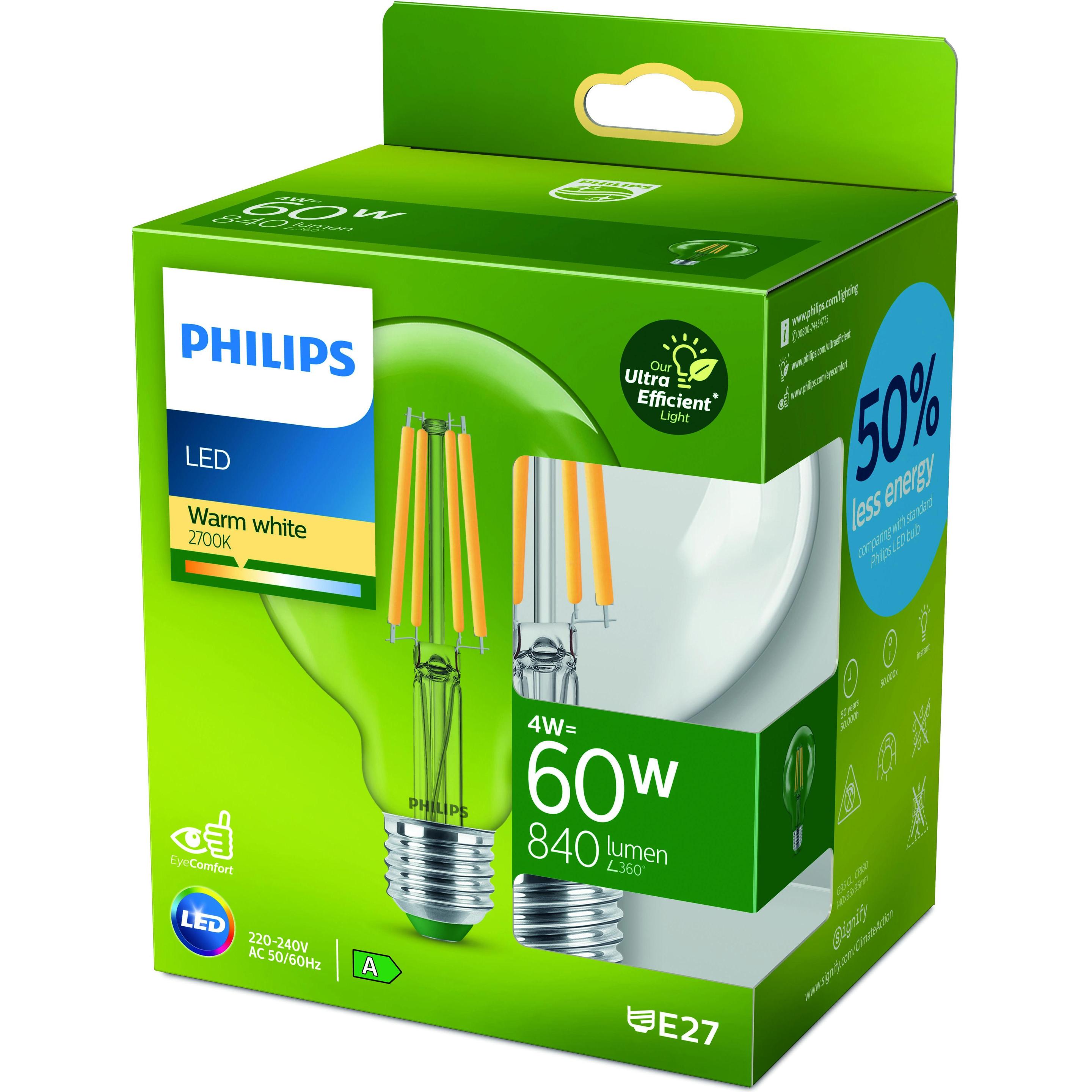 Thumbnail - Philips, Leuchtmittel, LED Classic (E27, 4 W, 840 lm, 1 x, A)